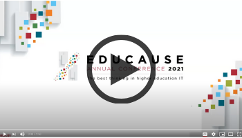 Video about the EDUCAUSE Annual Conference Call for Proposals process