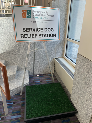Service Dog Relief Station