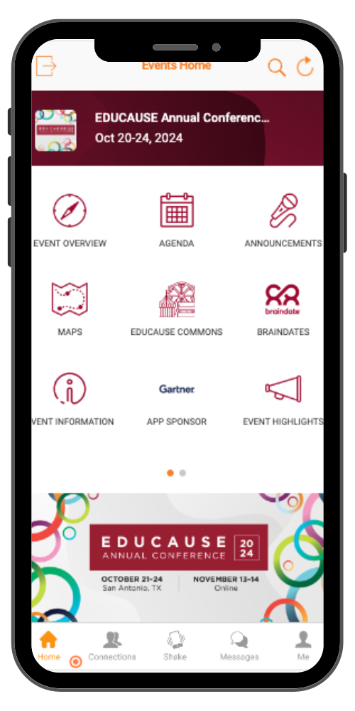 EDUCAUSE Events Mobile App EDUCAUSE Events