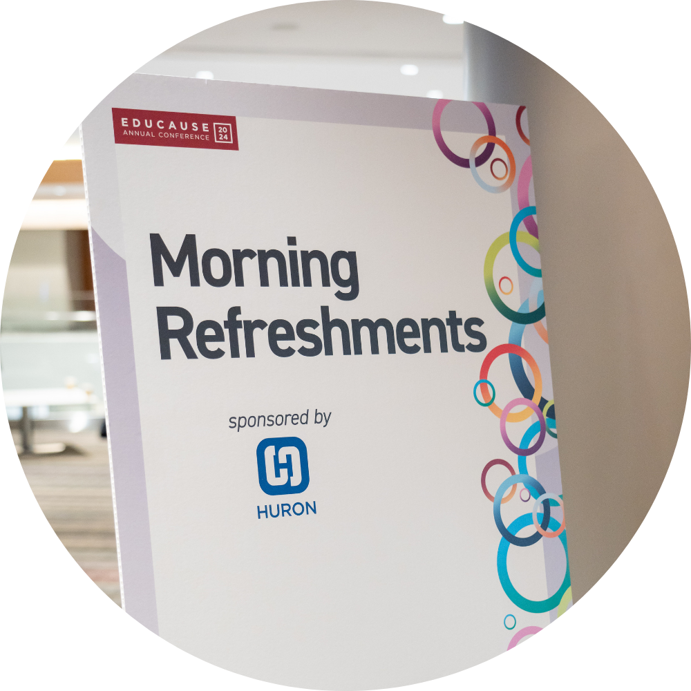 Morning Refreshments sign