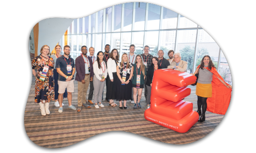 group of people in the Young Professionals hub