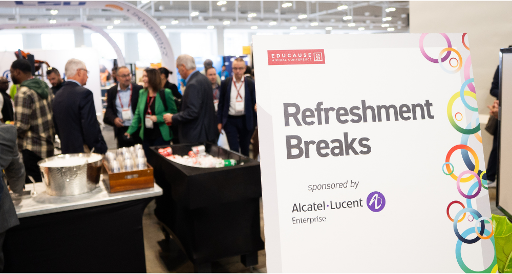 Refreshment Breaks sign