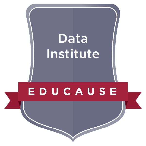 EDUCAUSE microcredential: Data Institute