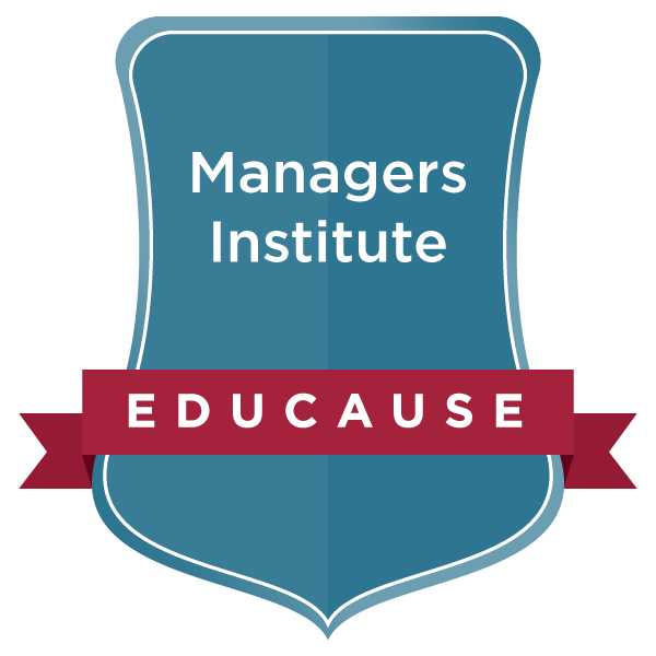EDUCAUSE microcredential: Managers Institute