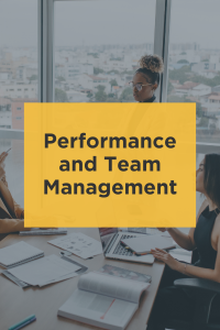Performance and Team Management