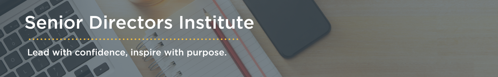 Senior Directors Institute | Lead with confidence, inspire with purpose.