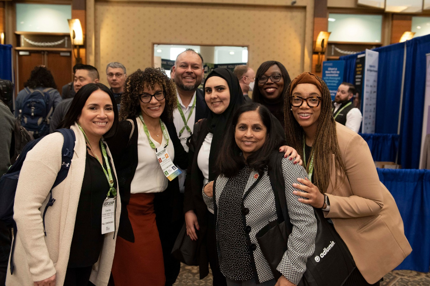 Group of conference attendees