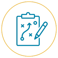 icon: clipboard with game plan