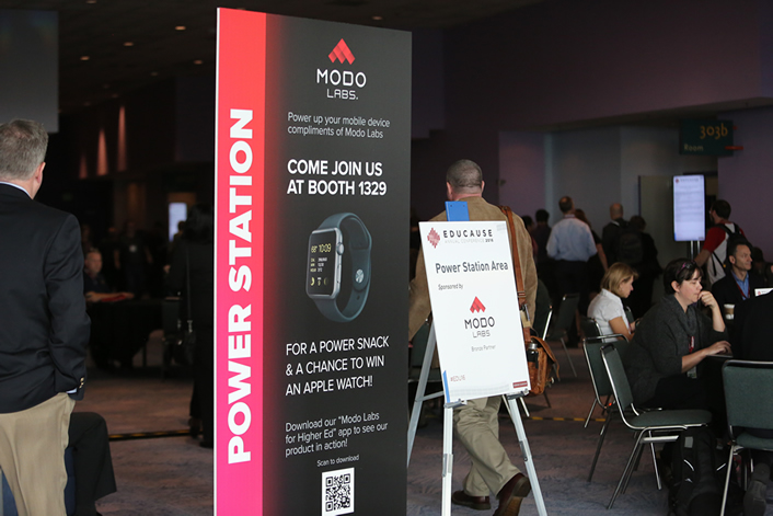 EDUCAUSE annual conference exhibit hall